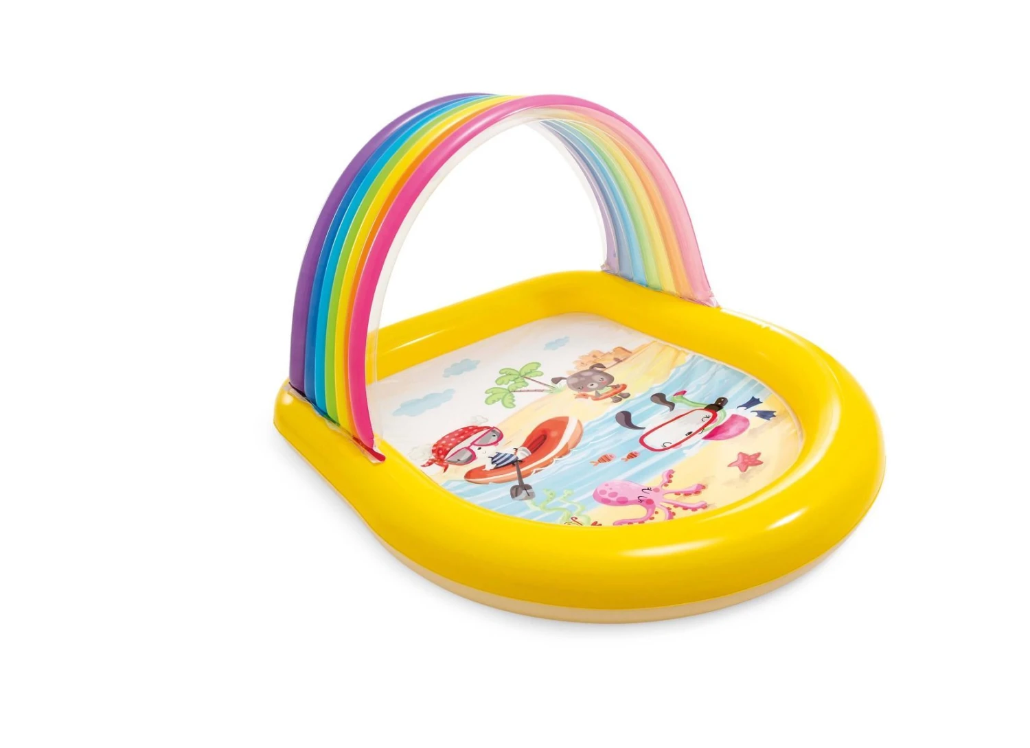 Intex Regenboog Zwembad Met Watersproeiers 3 Intex Regenboog Zwembad Met Watersproeiers
