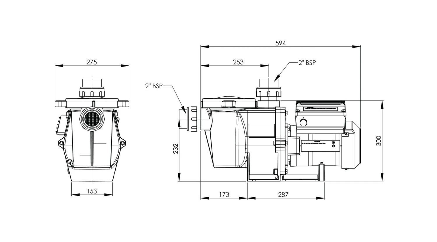 IntelliFlo Whisperflo-VSF 2,20 KW / 230 Volt 5 IntelliFlo Whisperflo-VSF 2,20 KW / 230 Volt - Afbeelding 3