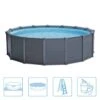 Intex Graphite Pool Ø 478 Cm - 26384 2 Intex Graphite Pool Ø 478 Cm - 26384 -GRJ Zwembad Winkel intex graphite panel pool 478 cm 70 1