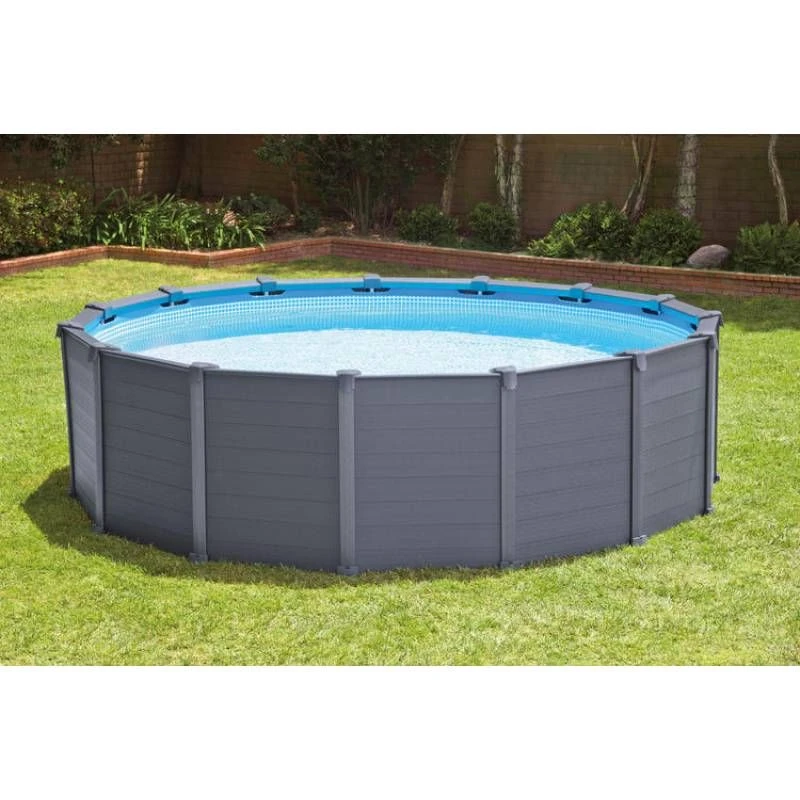 Intex Graphite Pool Ø 478 Cm - 26384 4 Intex Graphite Pool Ø 478 Cm - 26384 - Afbeelding 2