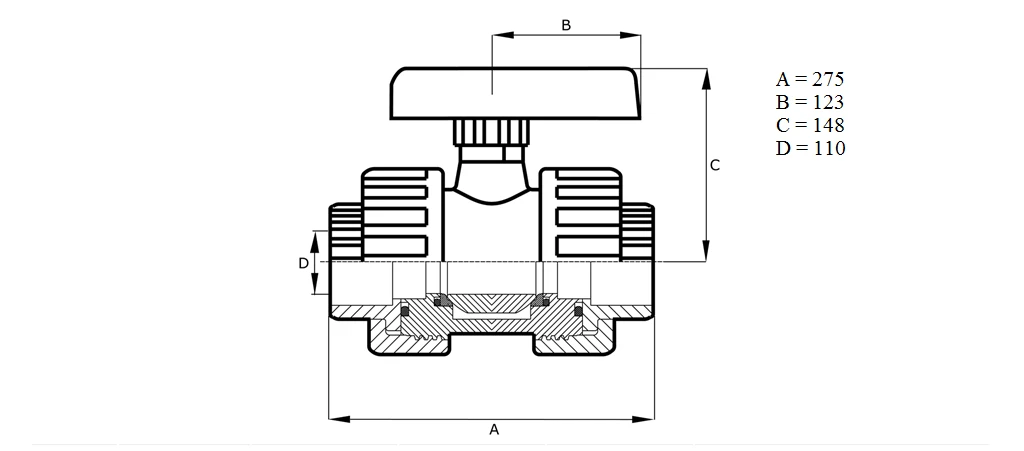 Kogelkraan DW 110 Mm Lijm X Lijm 4 Kogelkraan DW 110 Mm Lijm X Lijm - Afbeelding 2