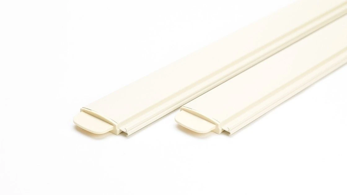 Roldeck PVC Creme Lamellen 4 Roldeck PVC Creme Lamellen - Afbeelding 2