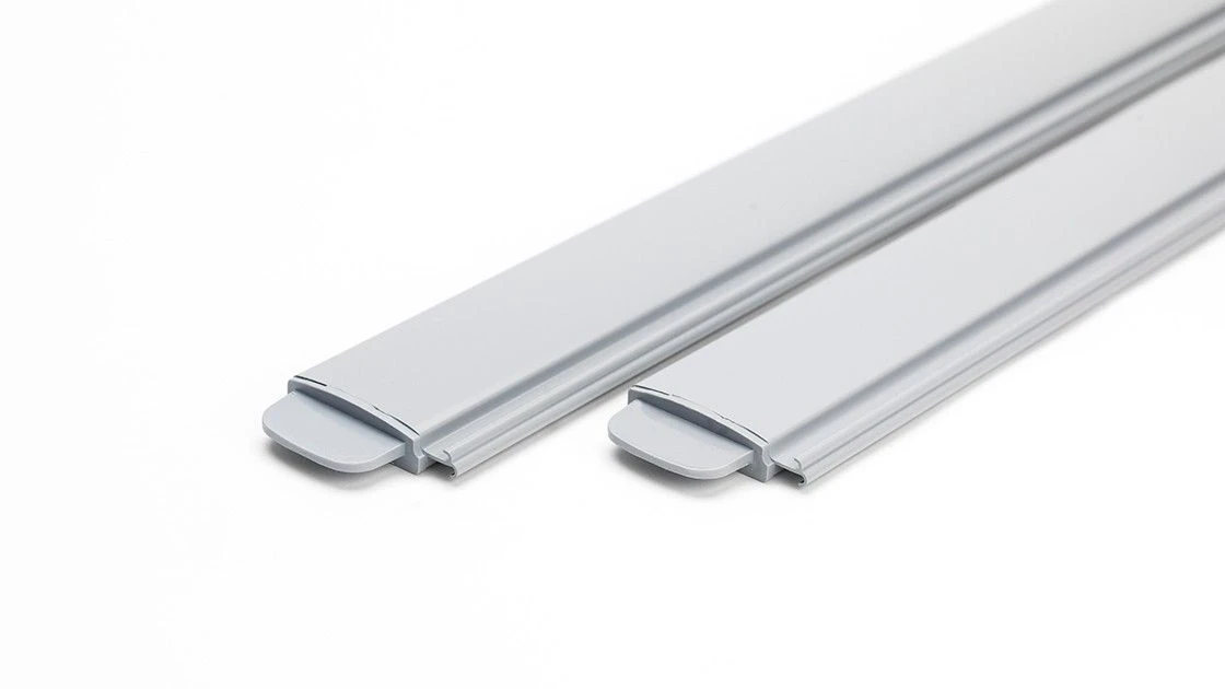 Roldeck PVC Grijze Lamellen 4 Roldeck PVC Grijze Lamellen - Afbeelding 2