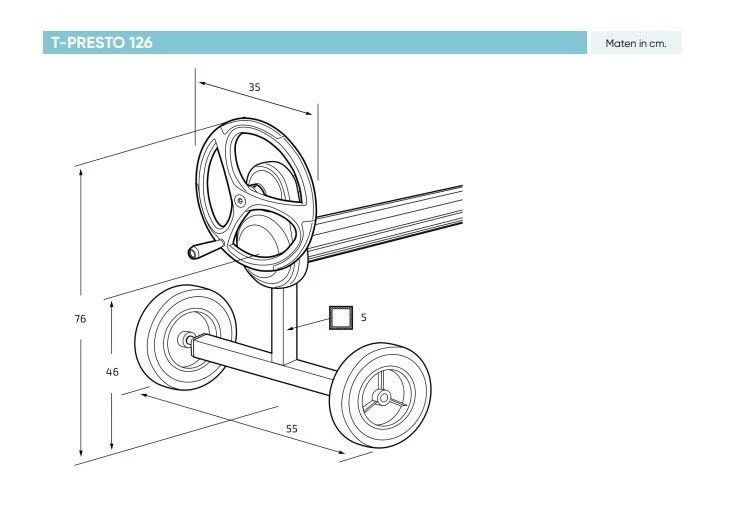 Oprolsysteem T-Presto 126 4 Oprolsysteem T-Presto 126 - Afbeelding 2