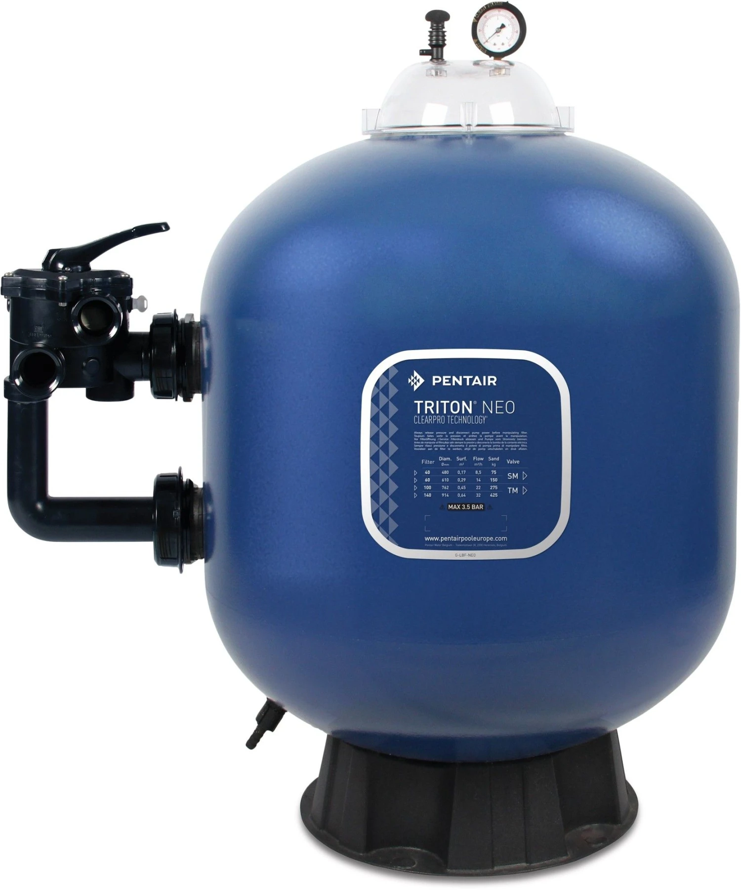 Zandfilter Triton NEO Side 610mm 3 Zandfilter Triton NEO Side 610mm