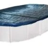 Interline Winterafdekking 12.50 X 6.40 M -GRJ Zwembad Winkel winterafdekking interline ovaal 5